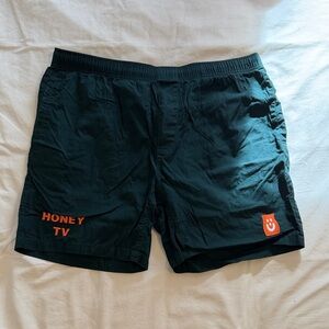 HoneyTV Dark Green Shorts